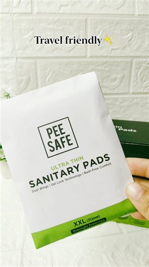 sparkling.soul🎀 on Instagram: "Ultra-thin yet highly absorbent ✨ Soft, breathable & rash-free comfort 🤍 Pee Safe is a must-try 💚 @peesafe . . #peesafe #comfy #fypジ #viral #comfortable"