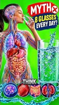 🚨 The Truth About Drinking 8 Glasses of Water Every Day #nutrition #science #facts
