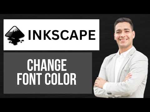 How to Change Font Color in Inkscape | Edit Text Color
