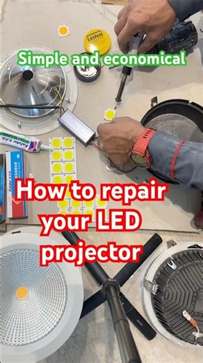 Quick LED light repair #repair #led #home #ledlights #Quick #emergencyrepair #electronic #bestrepair