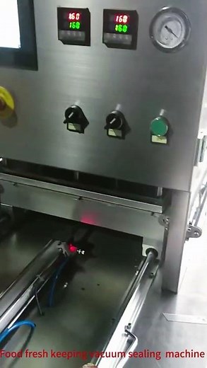 How to pack tofu by Food fresh keeping vacuum tray sealing machine demo? #shorts
