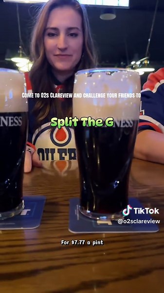 ☘️March 17th come visit us and challenge your friends to split the G and win some prizes!!☘️ Guinness-$7.77 Jameson and Proper Twelve Shots-$6.00 more #bartenderlife #stpatricksday #partytime #customerservice #O2sTaphouse