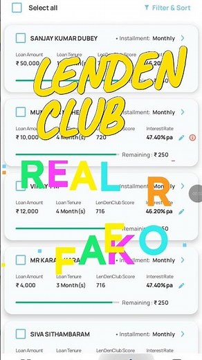 Lenden Club Review 🤔#LendenClubReview #RealOrFake #FinanceReview #ScamOrGenuine#P2PLending