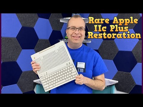 Restoration of rare Apple IIc Plus