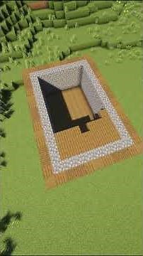 Medium Sized Minecraft Starter House 🏠 #minecraft #viral #fyp #shorts #minecraftbuilds #gaming