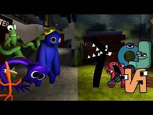 FNF: Rainbow Friends VS Alphabet Lore █ Friday Night Funkin' – mods █