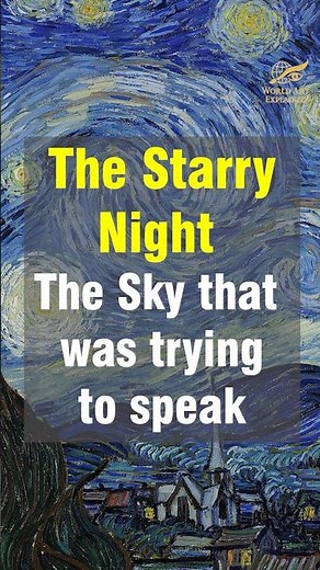 The starry night- Van Gogh explained! #vangogh #painting