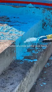 Mini pebble is by far @esmeraldaconstructioninc’s most popular pool finish. Thoughts? Why go with this type of finish? Here are a few reasons! You’re by the pool and look down at your feet and suddenly you’re back in Bora Bora. The fresh turquoise blue-green water flowing through your toes, then you remember you decided to go with Hokitika Gorge (mini pebble finish.) So many variations of colors textures. Consider going with a mini pebble when choosing your pool finish! For more details head up 
