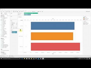 Bar Chart with Floating Icons- Tableau Software Skill Pill