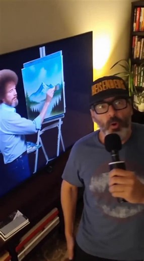 bob ross on tv live report #liveupdates #sora #soraai #breakingnews #bobross