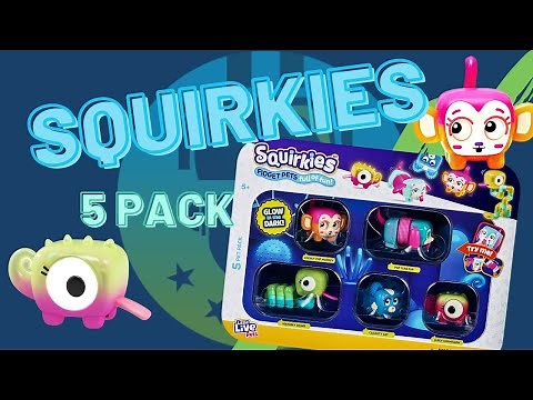 Little Live Pets - Squirkies: 5 Pack Unboxing Review | The Upside Down Robot