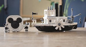 LEGO Ideas Disney Mickey Mouse 21317 Steamboat Willie available now