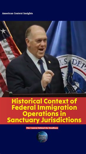 Historical Context of Federal Immigration Operations in Sanctuary...