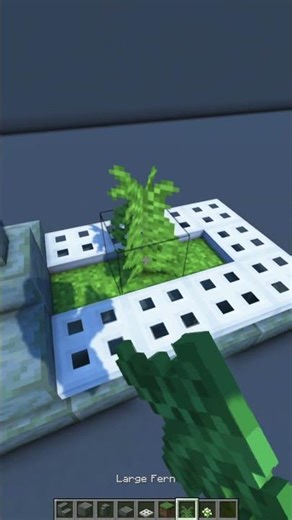 Quick & Easy Minecraft Decoration Idea | Survival Build Tips #shorts