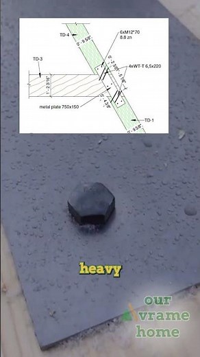 Assembling the trusses for Avrame's A-frame house