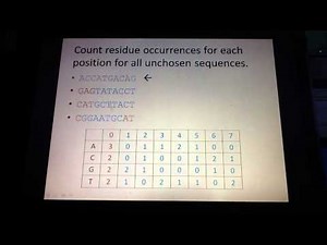 Gibbs sampling for motif detection (Part 1 of 4)