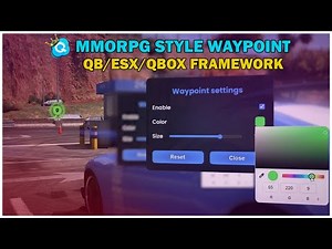 [QB/ESX/QBOX] Quasar Waypoint | MMORPG-Style Waypoint System for Fivem | Installation & Showcase