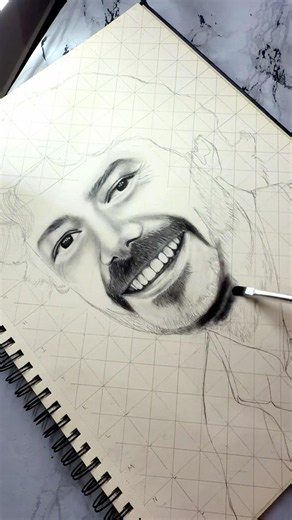 Drawing the Professor with Charcoal! 🤯💰 #shorts #moneyheist #art⁠