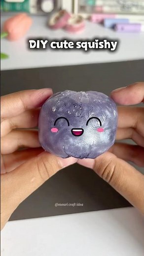 DIY Cute Squishy Toy at home #squishy #diy