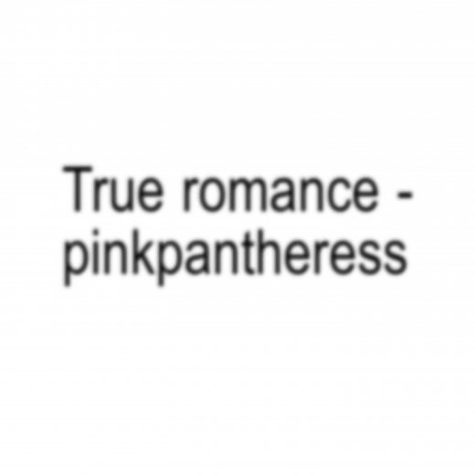 True Romance - PinkPantheress Lyric Video