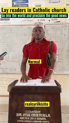 18K views · 899 reactions | Go into the world and proclaim the good news,do we have any lector in the house #catholic #layreaders #lector #reel #virals | Real Cyril Kizito | Facebook