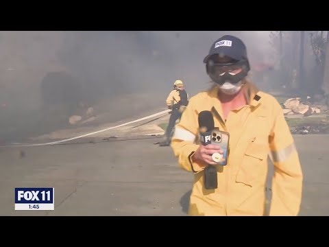 Fire explodes in Ventura County, destroys homes