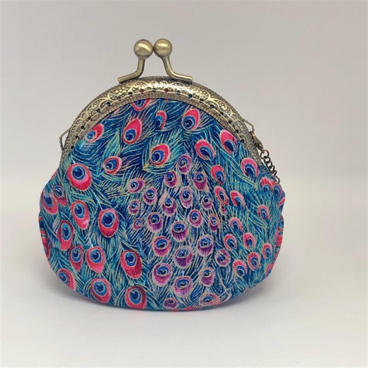 Clasp Coin Purse Gift for Her Kiss Lock Purse Small Wallet - Etsy