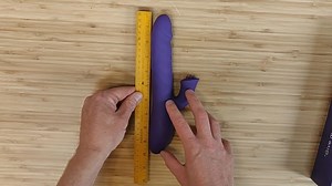 Sweet Smile Rotating Thrusting Rechargeable Rabbit Rabbit Vibrator PlayBlue Demo