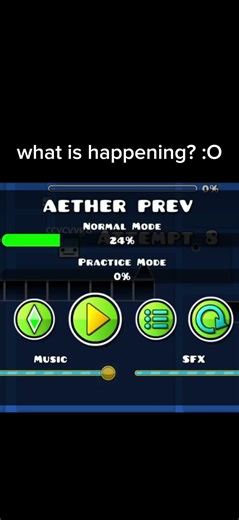 playing a level #geometrydash