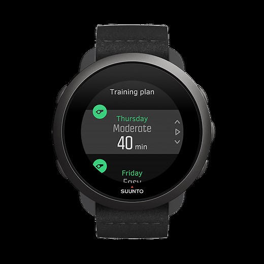 Suunto 3 All Black - compact sports watch for health and wellbeing