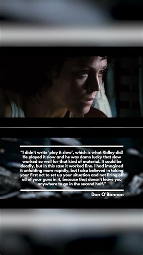 the perfect pacing of Alien