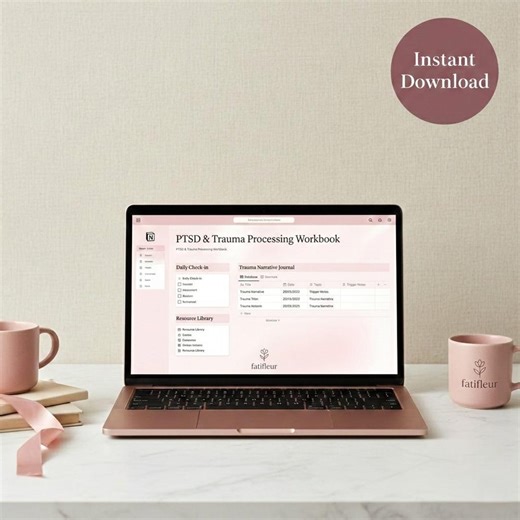 PTSD & Trauma Processing Workbook - Inner Child Healing PDF - Etsy