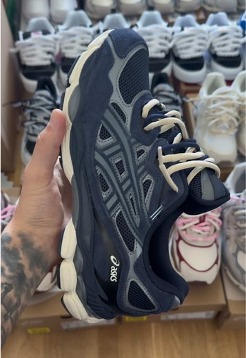 Explore ASICS GEL NYC Dark Blue Running Shoes