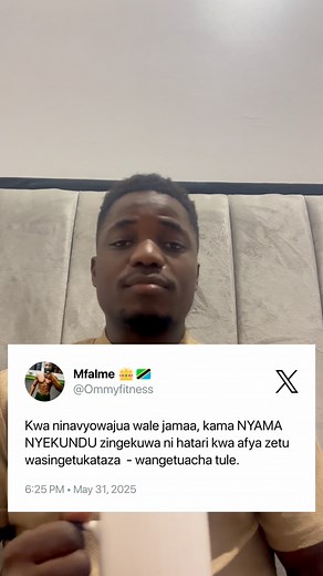 123 reactions · 15 comments | Kama nyama nyekundu zingekuwa hatari kwa afya zetu, wasingetumia nguvu kubwa kukataza tusile. Embu fikiria kwa mawazo yako. #ommyfitness #personaltrainer #coach #explore #explorepage #healthylifestyle #redmeat | Ommyfitness | Facebook