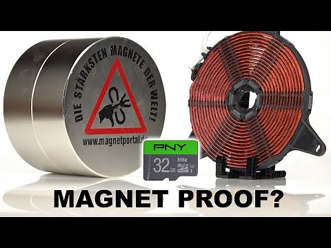 SD Card vs. Monster Magnet and Induction Cooker (2000W AC electromagnet)