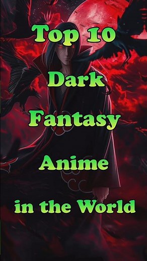 Top 10 Dark Fantasy Anime in the World 🥶 ☠️ | #top10movies #anime #animemovies #shorts #animeusa