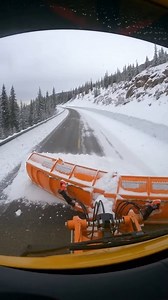 799K views · 471 reactions | Snowplow Encounters Charging Moose on...