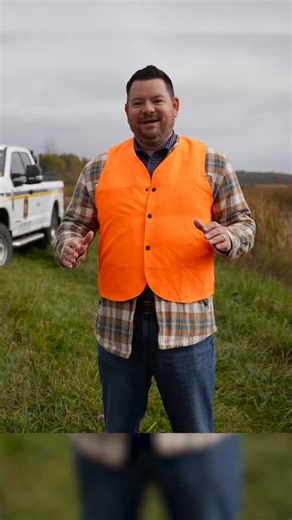 Ontario Fish and Wildlife on Instagram: "Orange you glad to be hunting this season? Watch Mike Harris, Minister of Natural Resources talking to Conservation Officer Ron Arnold about hunting safely. Remember, licensed hunters must wear solid hunter orange during gun seasons for deer, elk or moose. Hunter orange must: - cover minimum 400 square inch garment above waist - be visible from all sides - be solid (no camo or mesh) - include head cover, like a ball hat or toque Find full details on page 