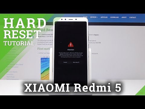 Hard Reset of XIAOMI Redmi 5 - Factory Reset via Settings