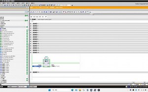 西门子-单按钮控制启停SCL语言