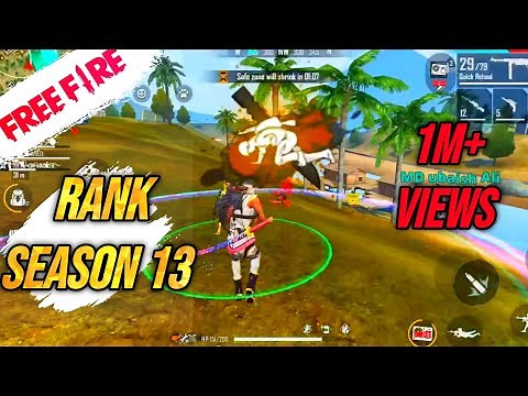 Season 13 FREE FIRE FIRST SQUAD RANKED GAME PLAY IN FF LIVE - GAITONDE