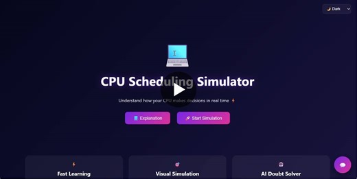 Interactive CPU Scheduler Simulator with Real-Time Visualization | Nikhil Prajapati posted on the topic | LinkedIn