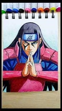 Draw Hashirama | #shorts #anime #art #drawing #new