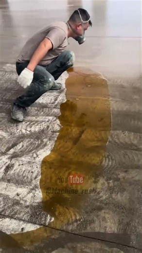 Satisfying Floor Repair with Liquid Resin – Watch the Transformation!