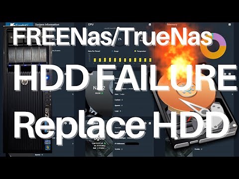 How to Replace bad HDD in TrueNas/FreeNas