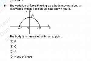 The variation of force F acting on a body moving along x axis v... | Filo