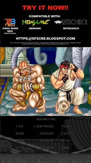 リュウ対ダルシム | ストリートファイターⅡダッシュ RE-EDIT #streetfighter #sf2 #arcade #shorts #スト2 #ストリートファイターII