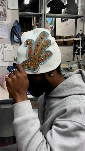 you know wh/at you know on Instagram: "Ghetto Friends + You Know Wh/at You Know WORKSHOP this Sunday @boweryshowroom w/ @jerseycreatorsmarket — come and customize a beanie w/ us live. You can design/ pick your own colorway for your @youknowwh.atyouknow beanie and then have @ghettofriends add hardware/ gem stones. The event is from 12pm - 8pm and we’ll have limited slots for custom beanie(s) — we’ll see yall there!"