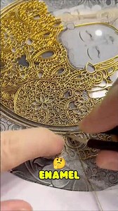 make cloisonne enamel😱