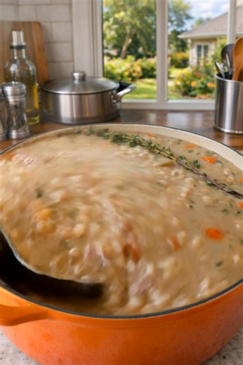 Ham and Bean Soup This hearty, old-fashioned soup from deesviral is pure comfort — rich broth, tender beans, and savory ham simmered low and slow for deep, satisfying flavor. Ingredients: • 8 cups low-sodium chicken broth (or water, beef, or vegetable broth) • 1 leftover ham bone with meat, or ham hocks • 1 lb cooked sausage or diced ham | Healthy Girl Era